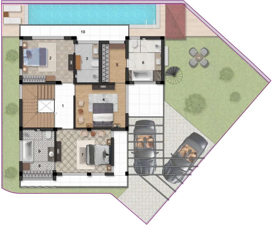 Damac Islands ground floor plan